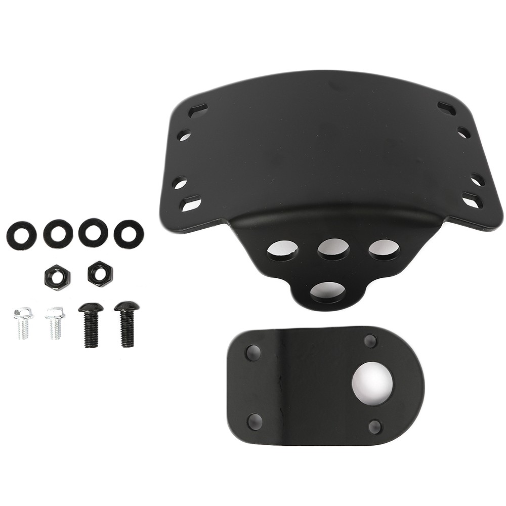 Side Mount License Plate Bracket Motorcycle Tail Light Holder For Aprilia Black