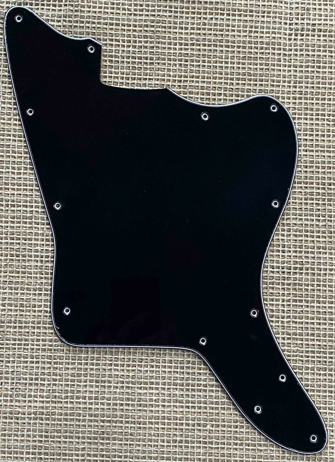For 3-Ply Fender US Jazzmaster Blank Style Guitar Pickguard,Black