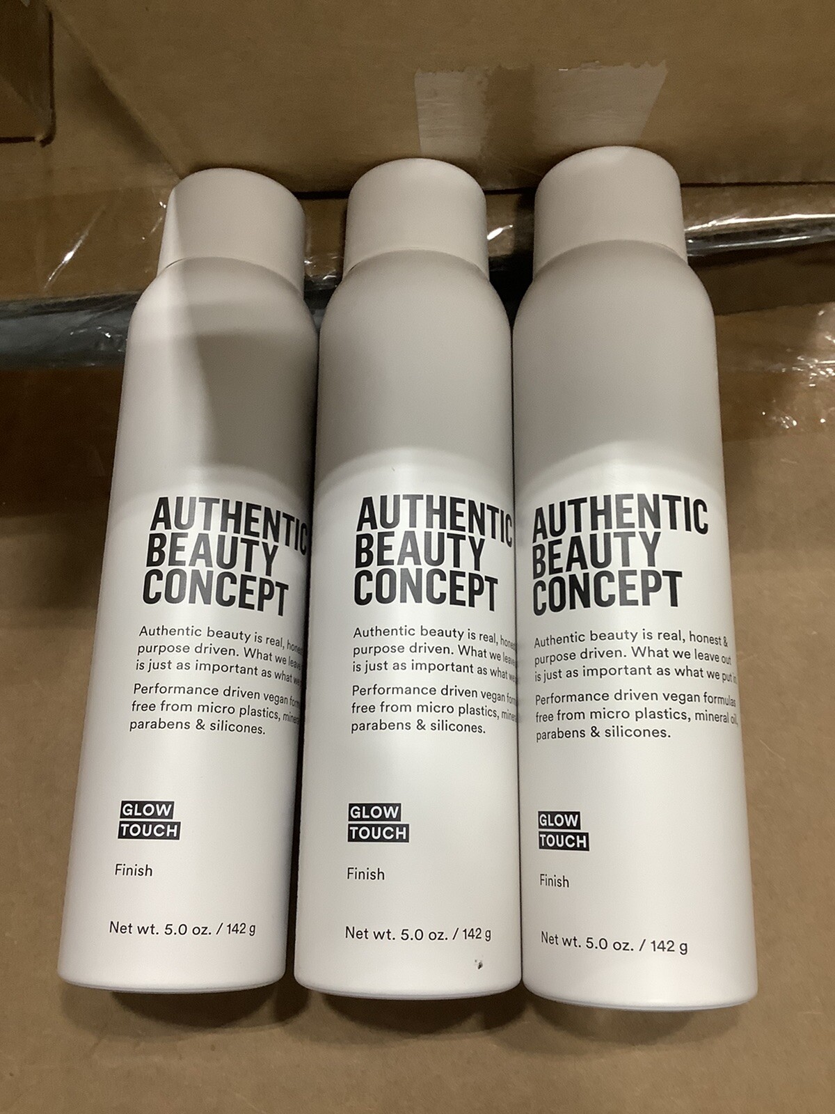 3*Authentic Beauty Concept Glow Touch Finishing Spray 5 oz, New