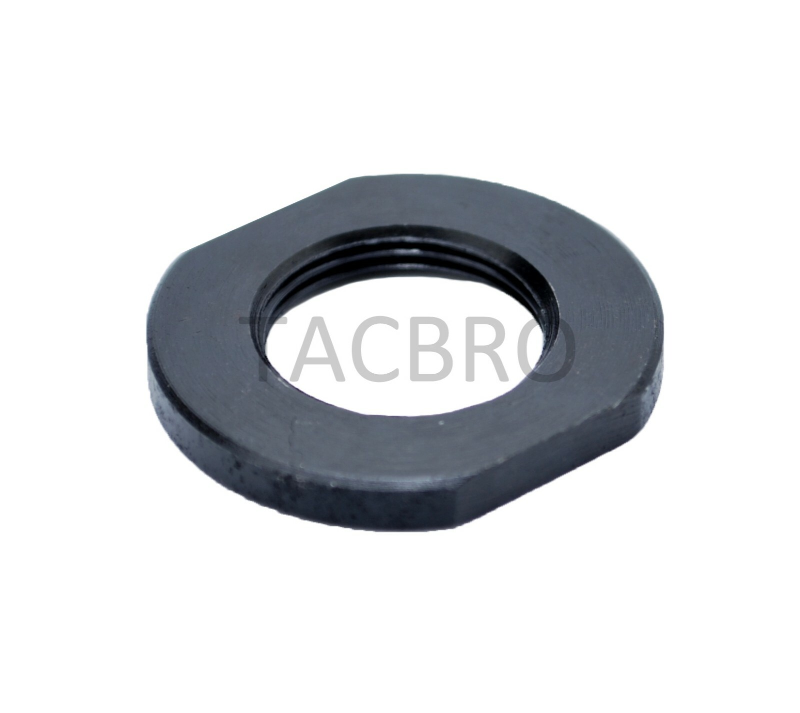 New 37/64x28 Thread Super Thin Jam Nut for .45 Muzzle Brake Steel Black