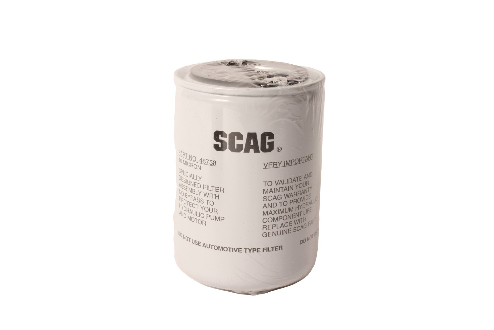 OEM Scag 48758 Hydraulic Transmission Filter Fits Most Scag Zero Turns