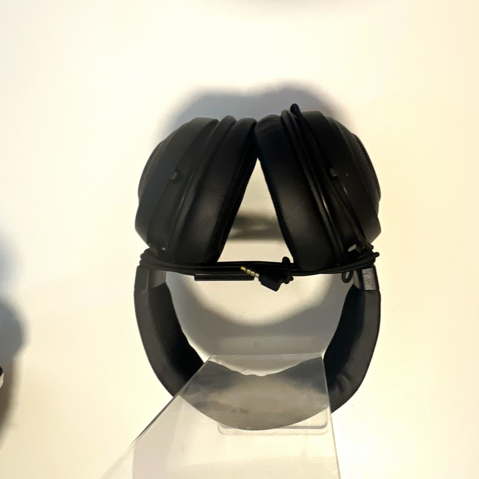 Black Wired headset Razer brand over ear