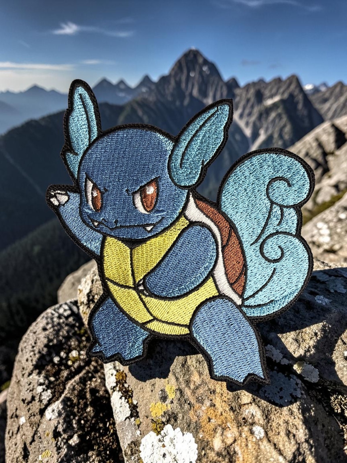 Wartortle Pokémon Embroidery Patch 3.57" - 5.57"
