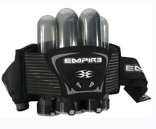 Paintball Empire Hinge SE Harness Player Gear 5 Pod Black L/XL