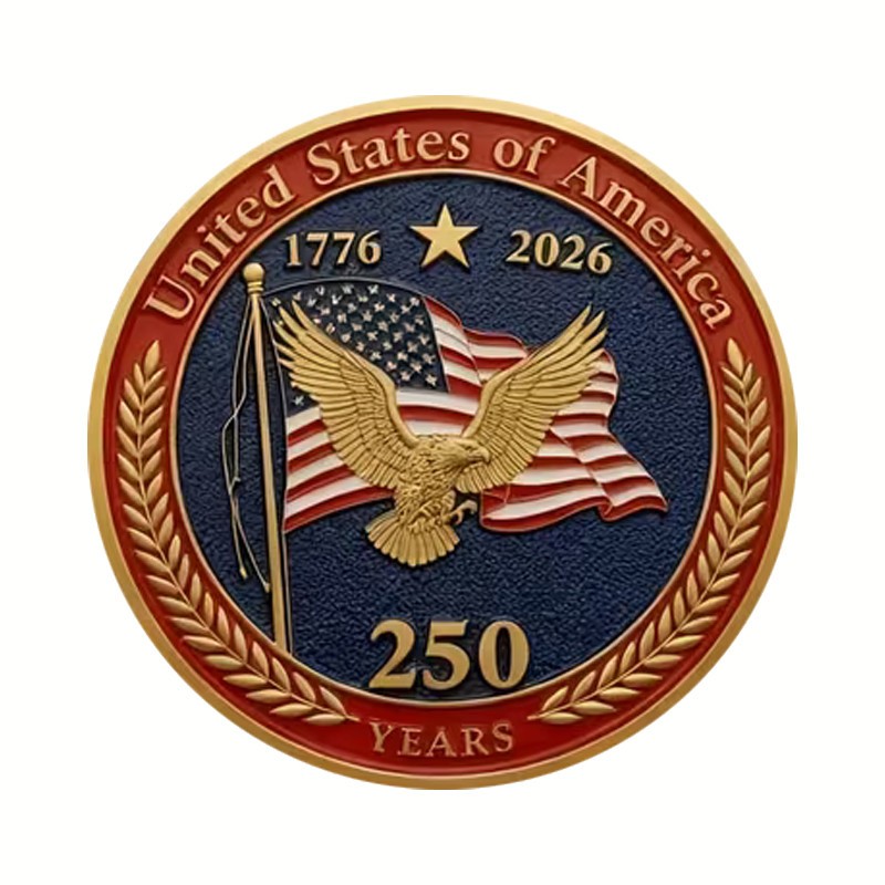 United States 250 Anniversary Challenge Coin Commemorative US 1-pc P