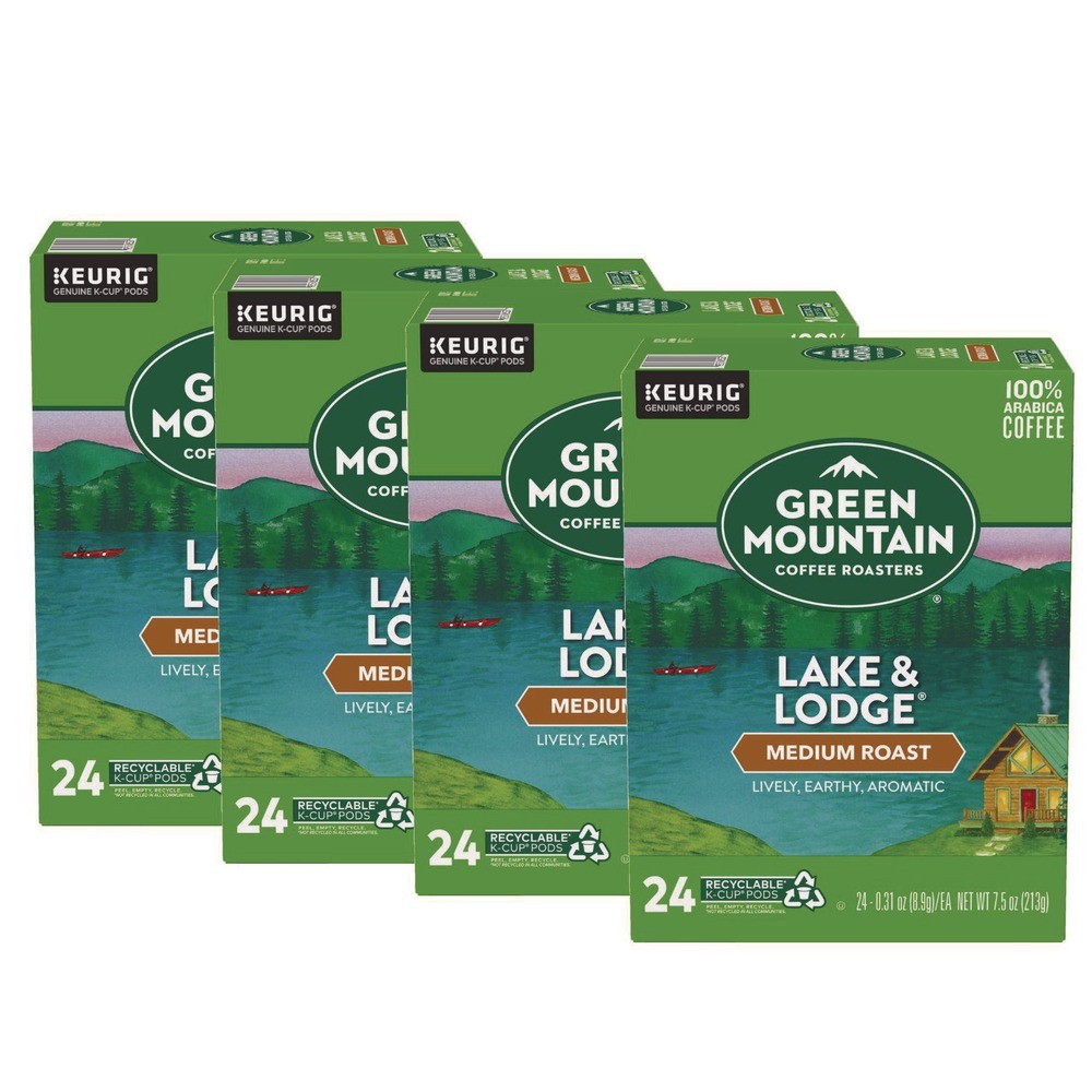Green Mountain Coffee 6523CT Coffee K-Cups - Lake and Lodge (96/Carton) New