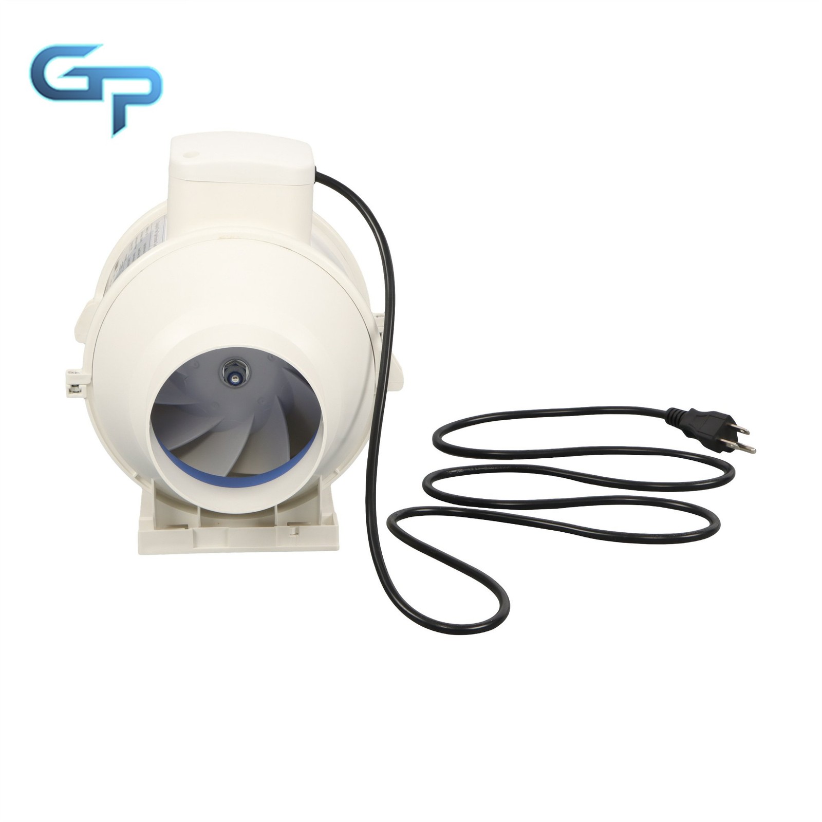 4 Inch Inline Duct Fan 280 CFM Pipeline Pressurization Ventilation Exhaust Fan
