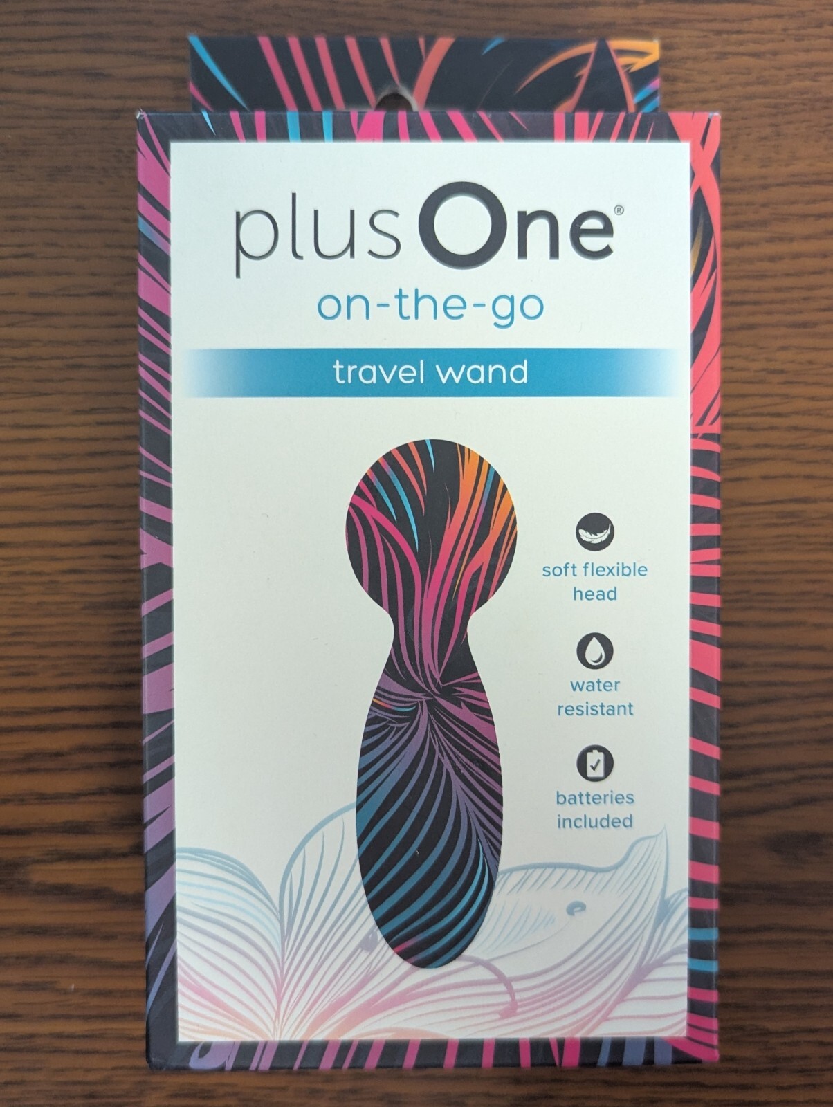 LOT OF 3 - PLUS ONE ON-THE-GO TRAVEL VIBRATING WAND TEAL NEW IN BOX