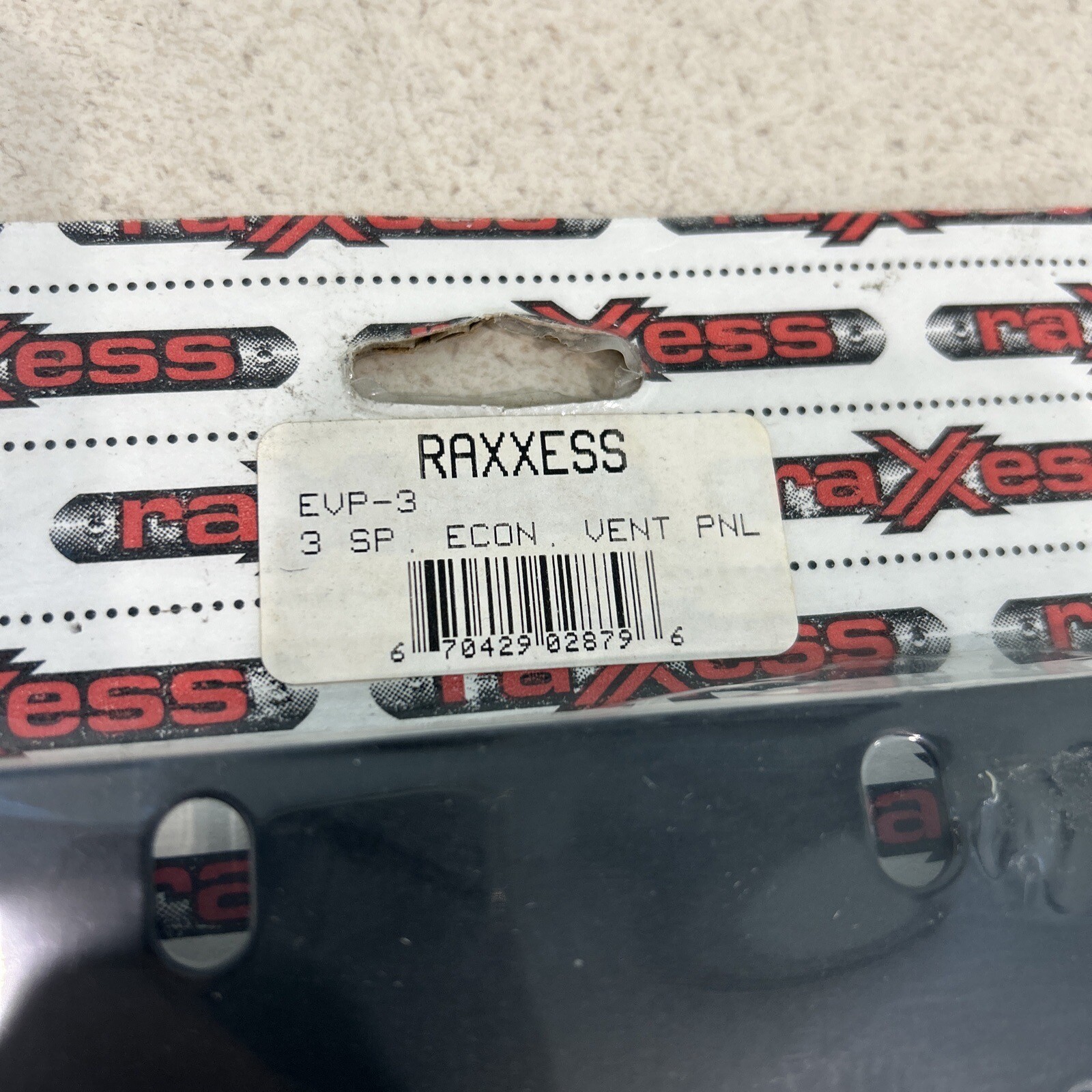 Raxxess 3U Vent Panel Rack Mount