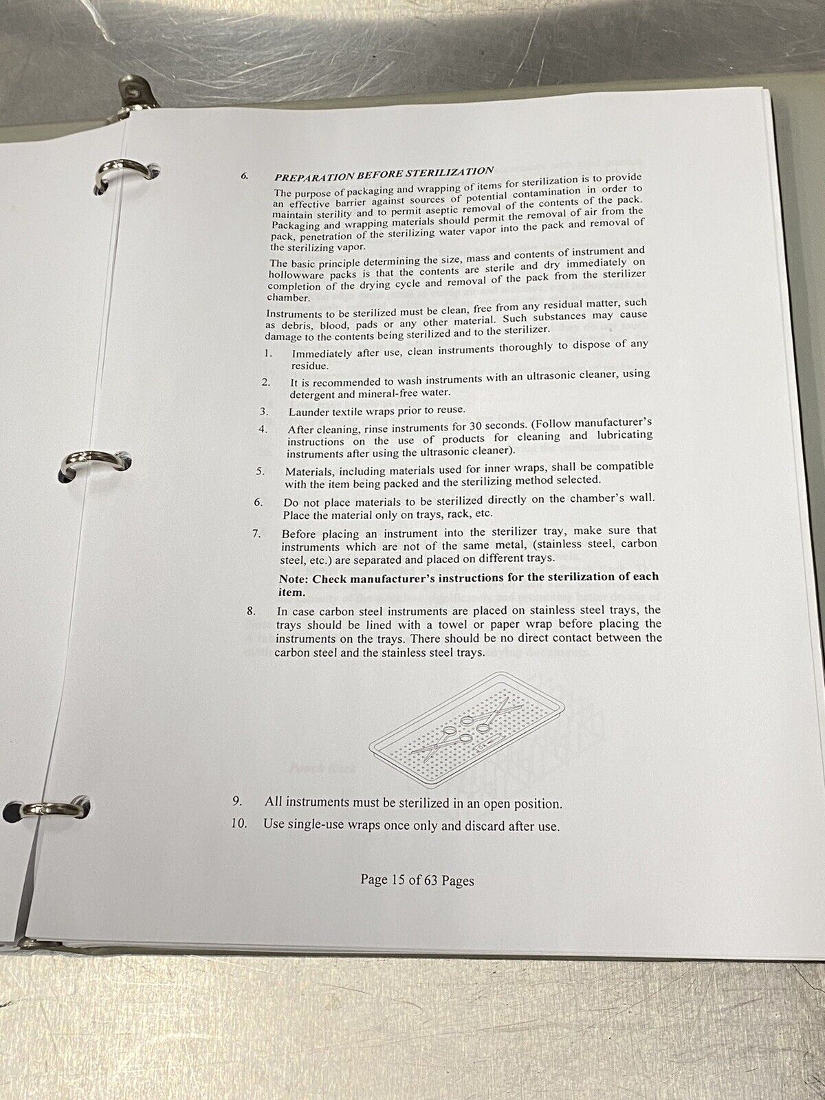 Tuttnauer Table Top Autoclaves - User Guide / Manual /Instruction Book