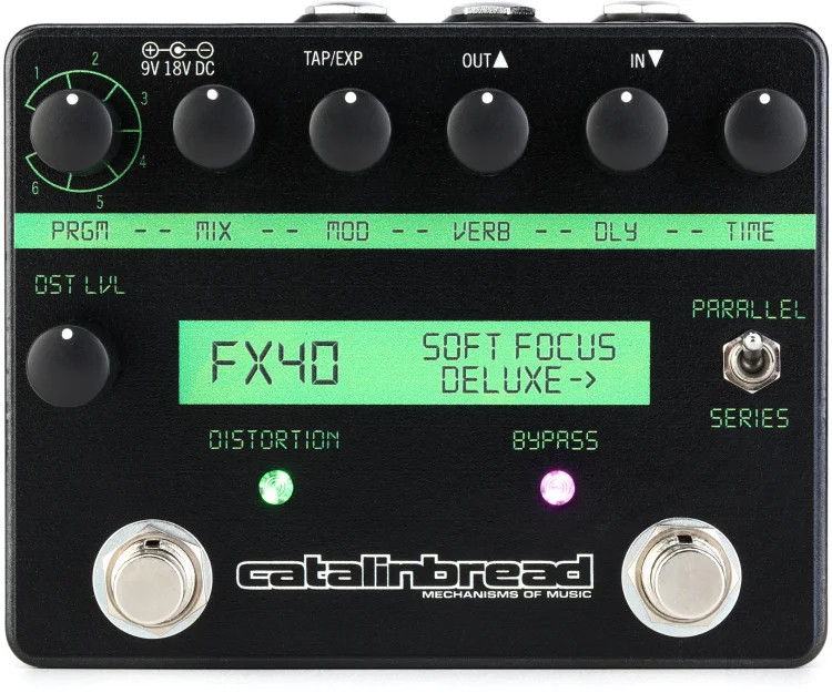 Catalinbread Soft Focus Deluxe Multi-effects Pedal - Black