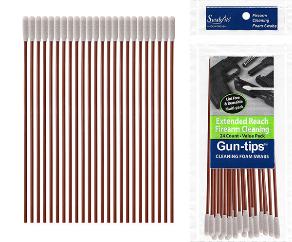 6" Extended Reach Gun Cleaning Swab Gun-tips™ by Swab-its® Gun Cleaning