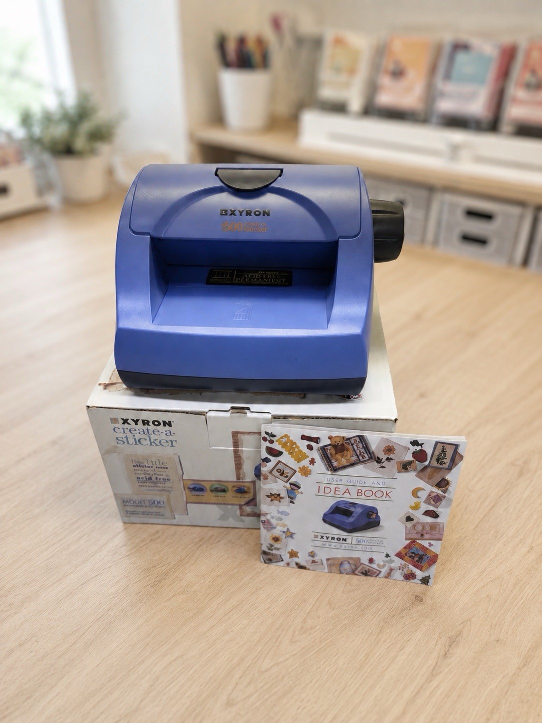 Xyron Create-A-Sticker Model 500 Sticker Maker Machine 5” Craft Tool