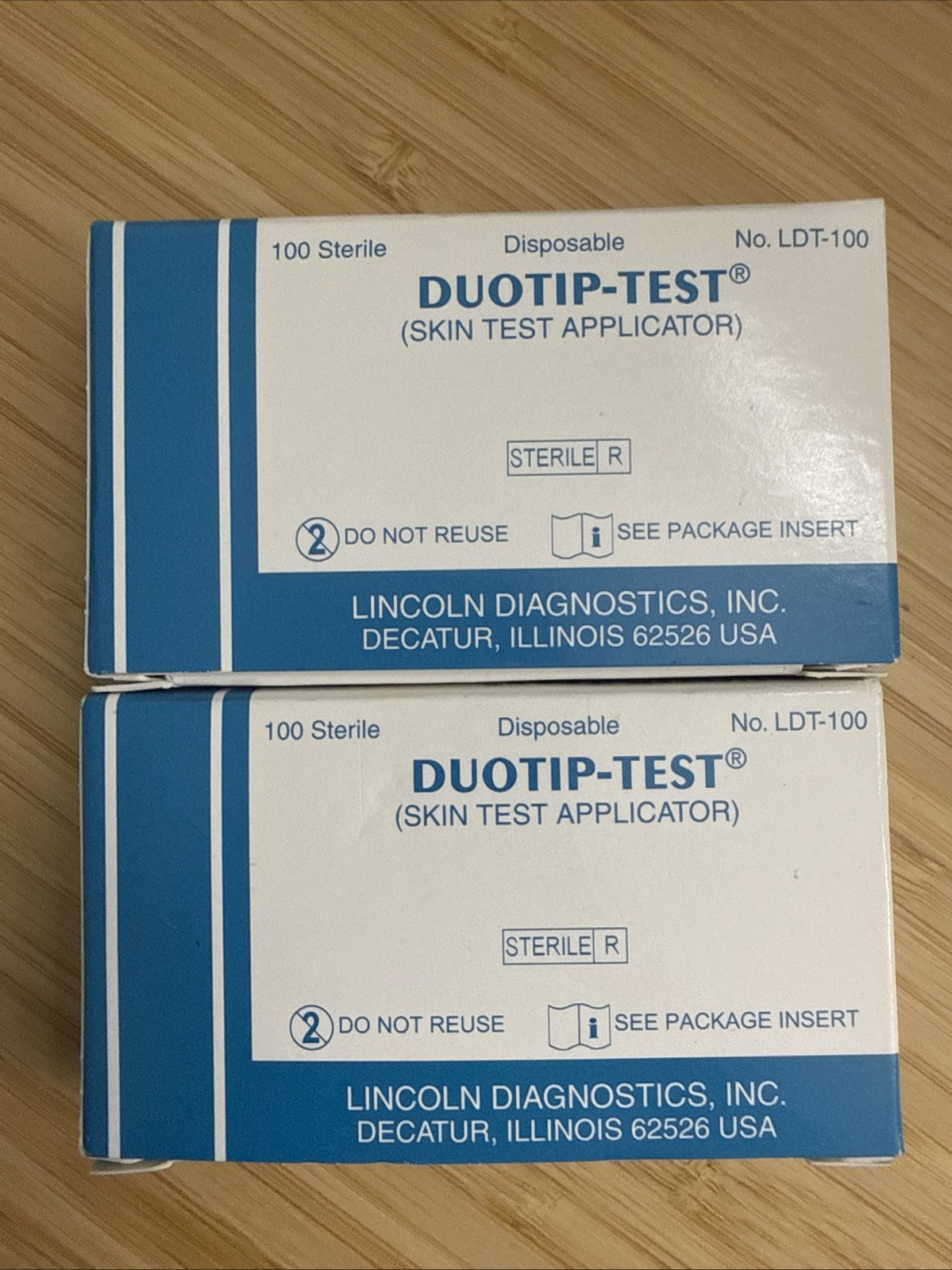 Lincoln Diagnostics LDT-100 Duotip-Test Skin Test Applicator (100/Box) (2 Pack)