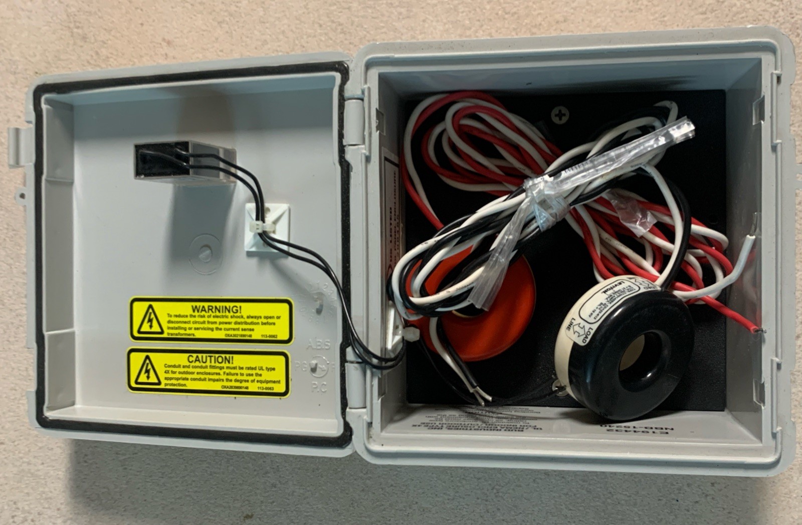 Leviton 6S201-B02 Solid State Electronic Kilowatt Hour Meter (NEW Missing Parts)