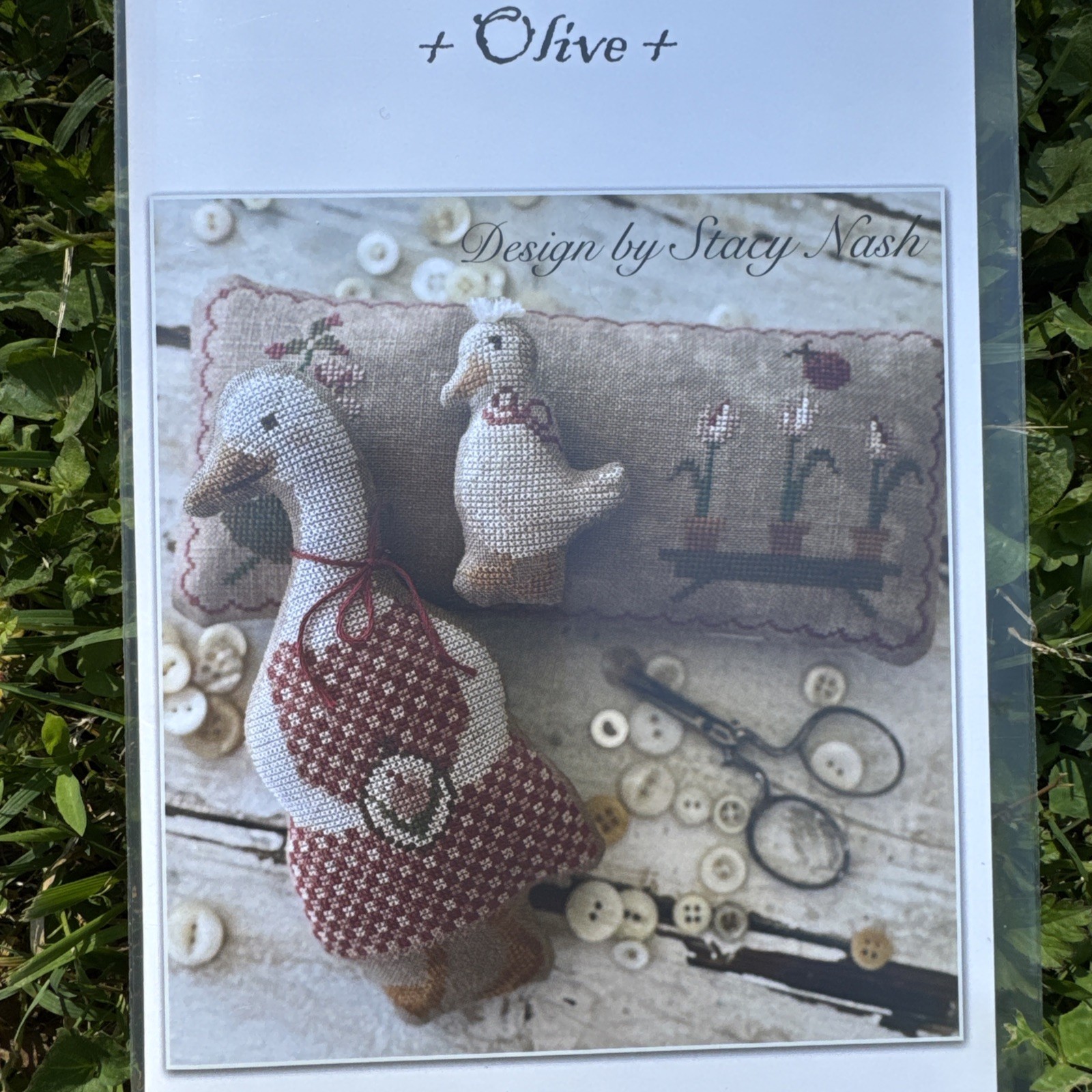 Stacy Nash Cross Stitch Pattern Olive  Animal Cracker Chart Goose