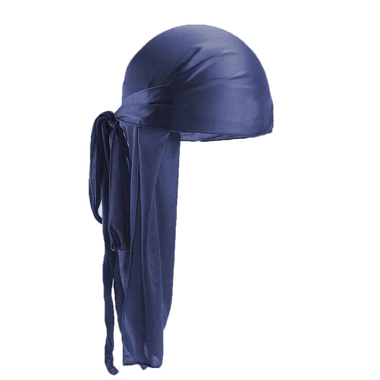 Silky Satin Durag Premium Unisex Bandana Wave Cap Hat Doo Rag Biker Head Wrap