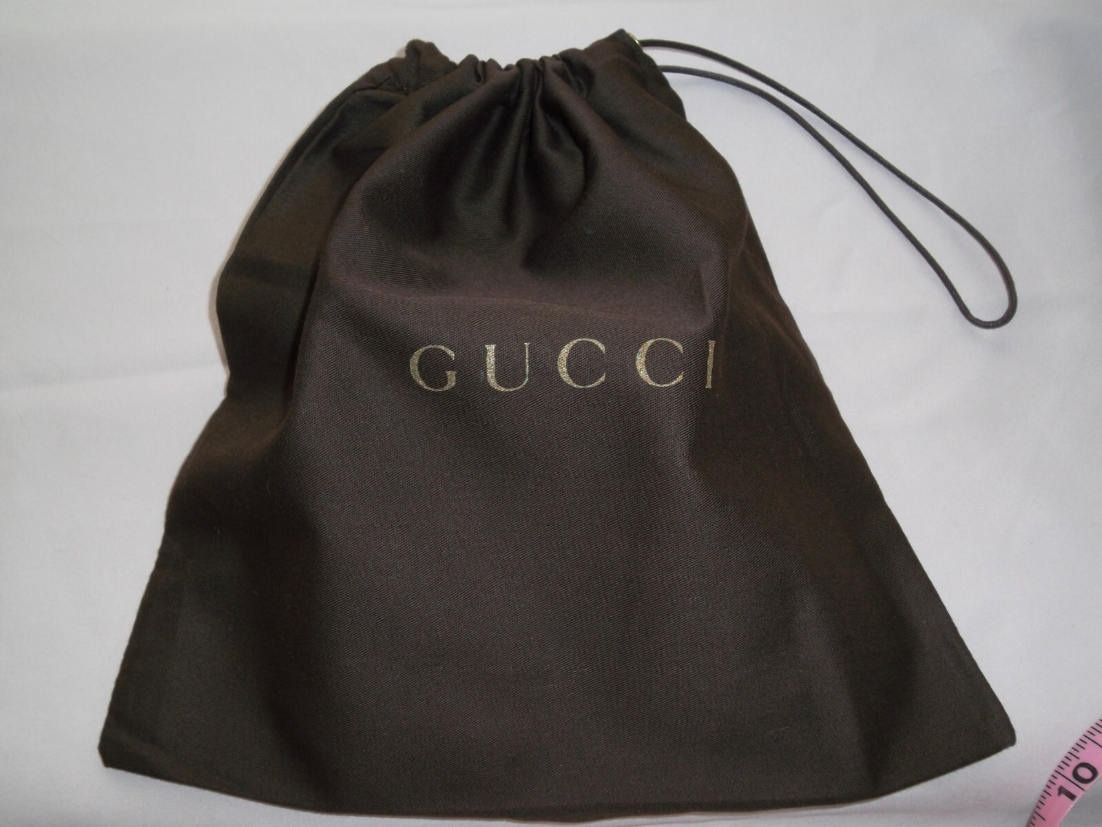 Gucci Drawstring bag, Dust Cover, Pouch 10" x 9.75" New!