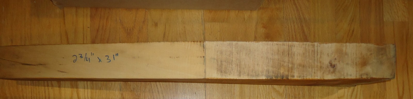 Rifle Half Stock Blank, Muzzleloader, 31" x 2 3/4", Curly Flame Figured Maple