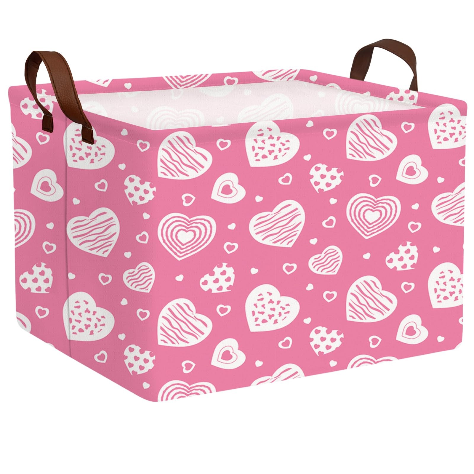 Kid Large Valentine's Day Basket Heart Cute Empty Gift Basket for Girlfriend ...