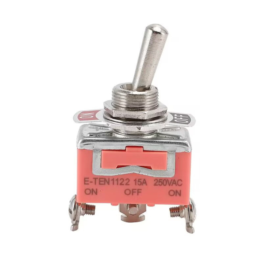 10x Heavy Duty Toggle Switch ON/OFF 2 Terminal  Boat SPST 15A 250V