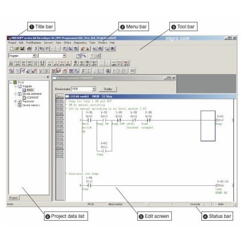 PLC Starter Kit Ladder Logic Professional Programmable Controller. GX-DEV