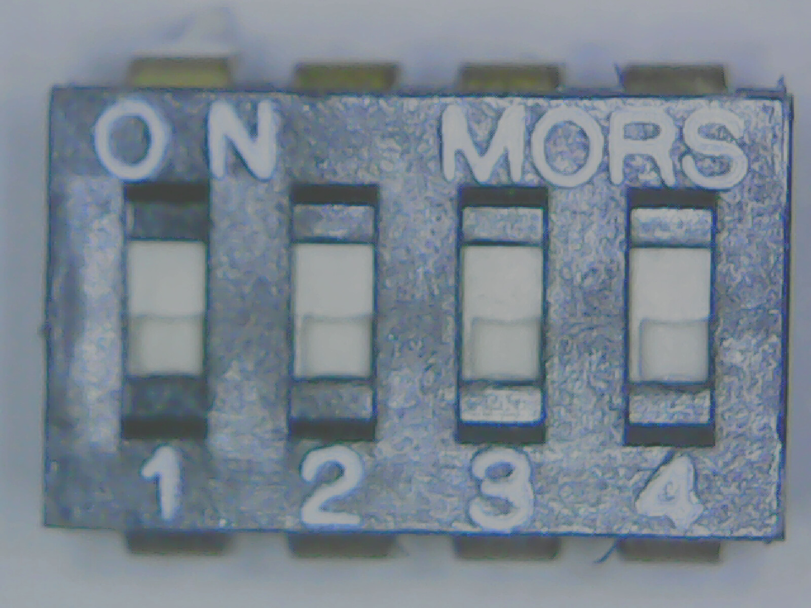 42 pieces MORS 4 Position SPST Dip Switch.