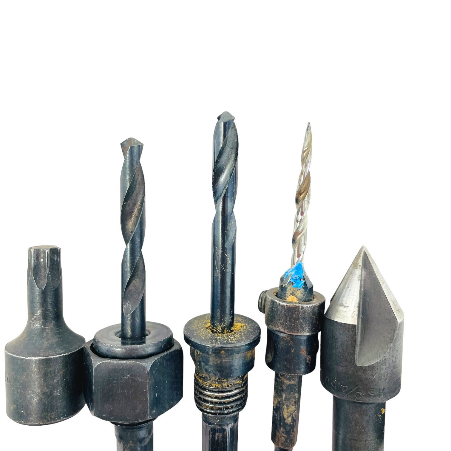 Quick Change, Lasting Chamfer Drilling Tools and Center Reamer HS 3/4 60°, 5 Pcs