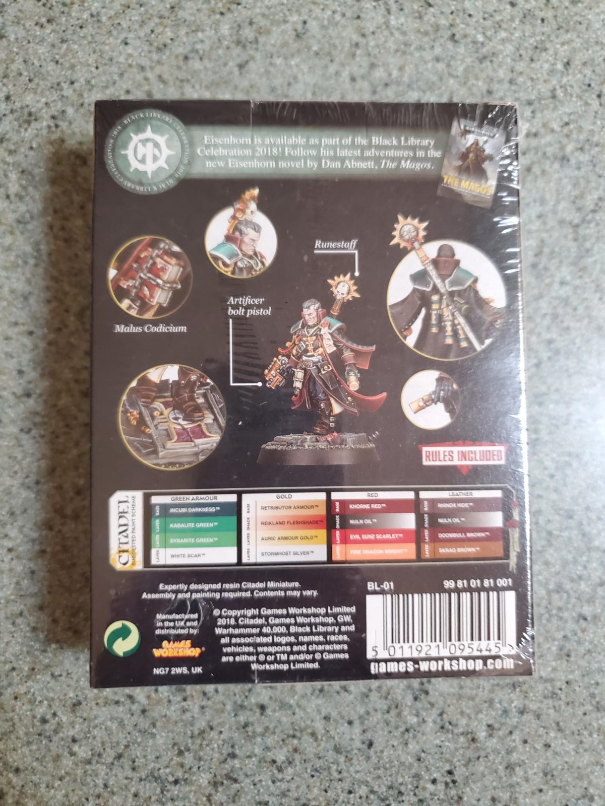 Warhammer 40k Eisenhorn Black Library Celebration 2018 NIB