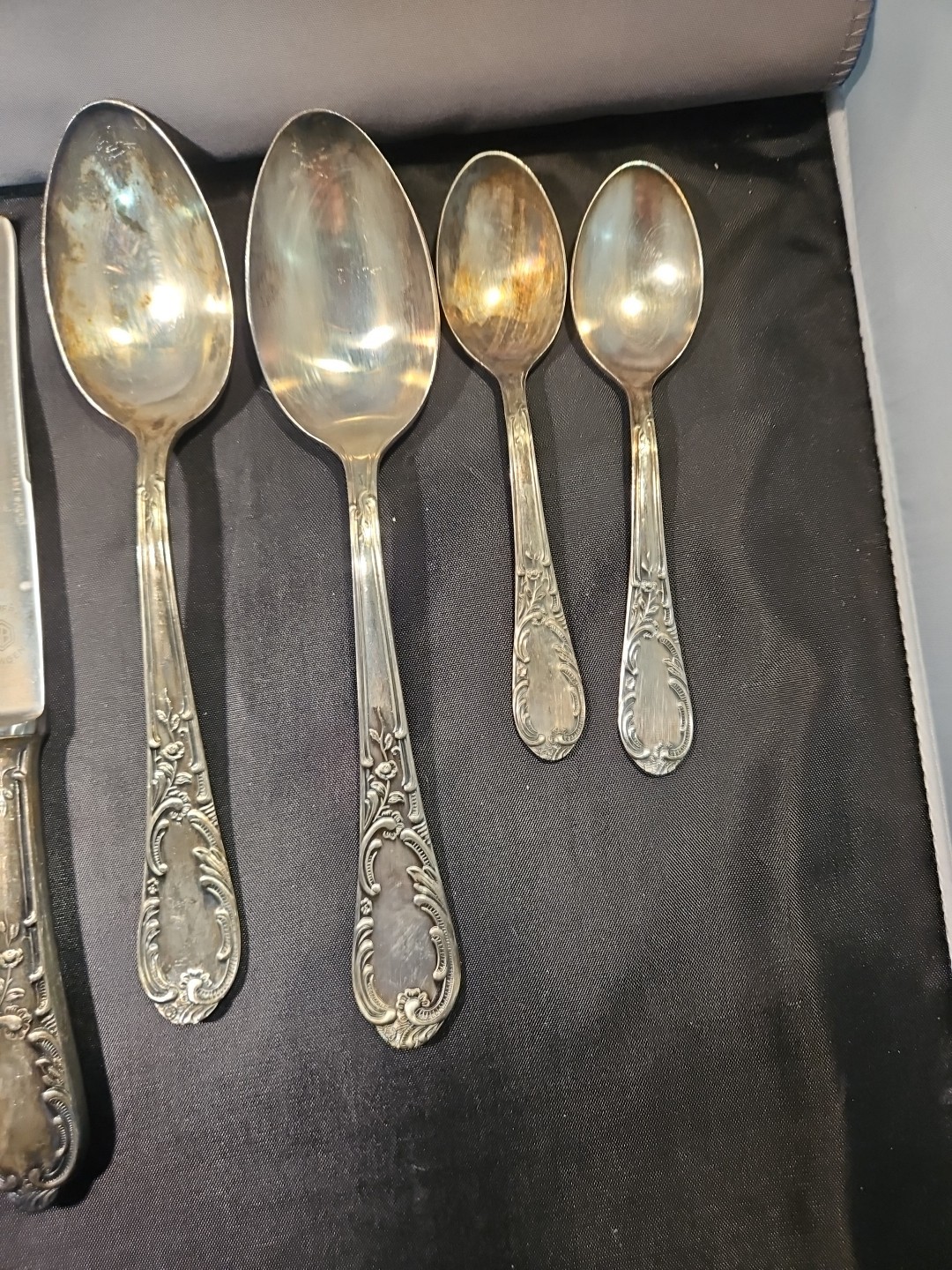 10 Pcs Rostfrei Solingen 100 Plate Silverware Set