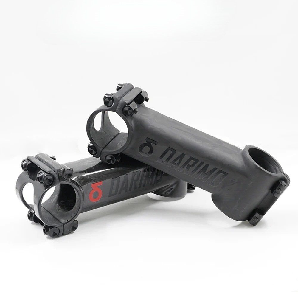 Ultra-light Full Carbon Road MTB Stem UD Glossy 6°/12°/17° 31.8mm 60-120mm