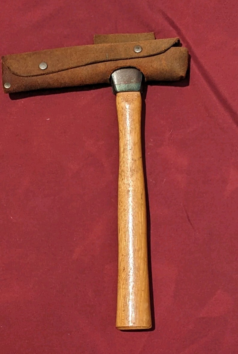 Vintage Norlund Rock Hammer Pick With Scabbard