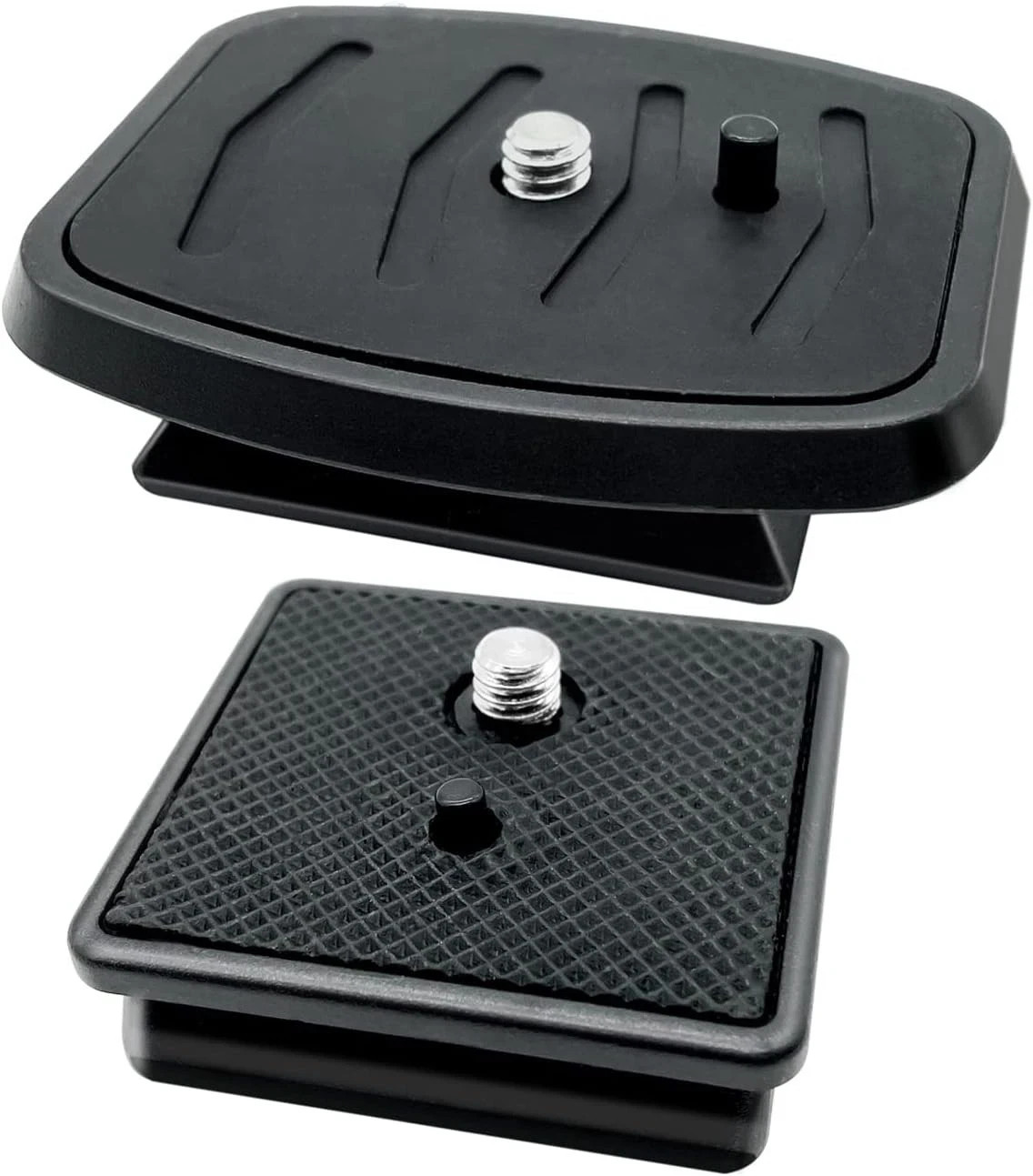 2 Pack 41mm and 43mm Tripod Quick Release Plate Camera Mounting Adapter, 2 Sizes
