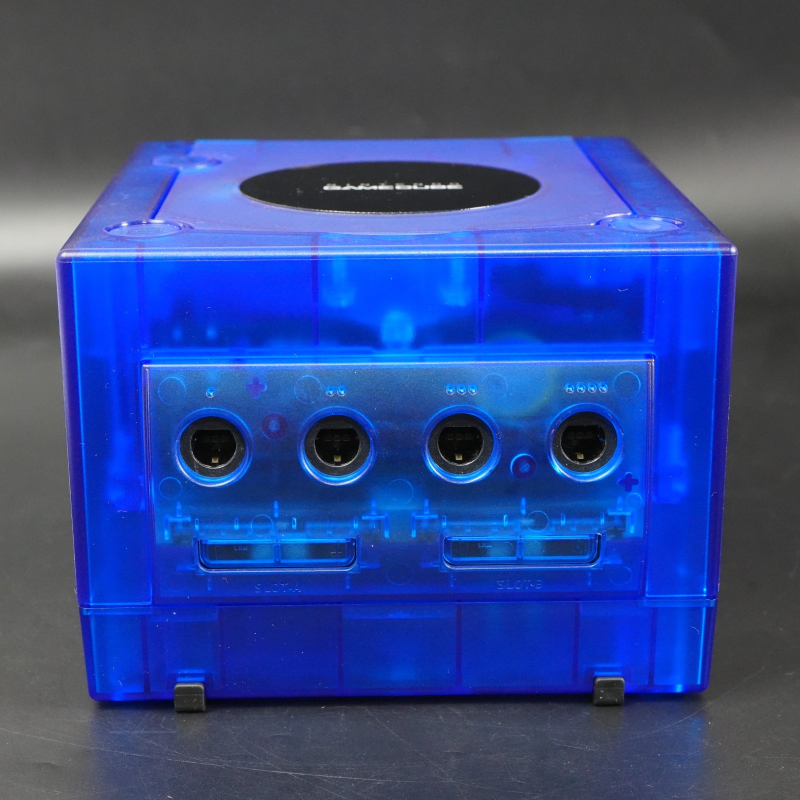 Nintendo GameCube Replacement Clear Blue Shell Console NTSC U-C/J Region Switch