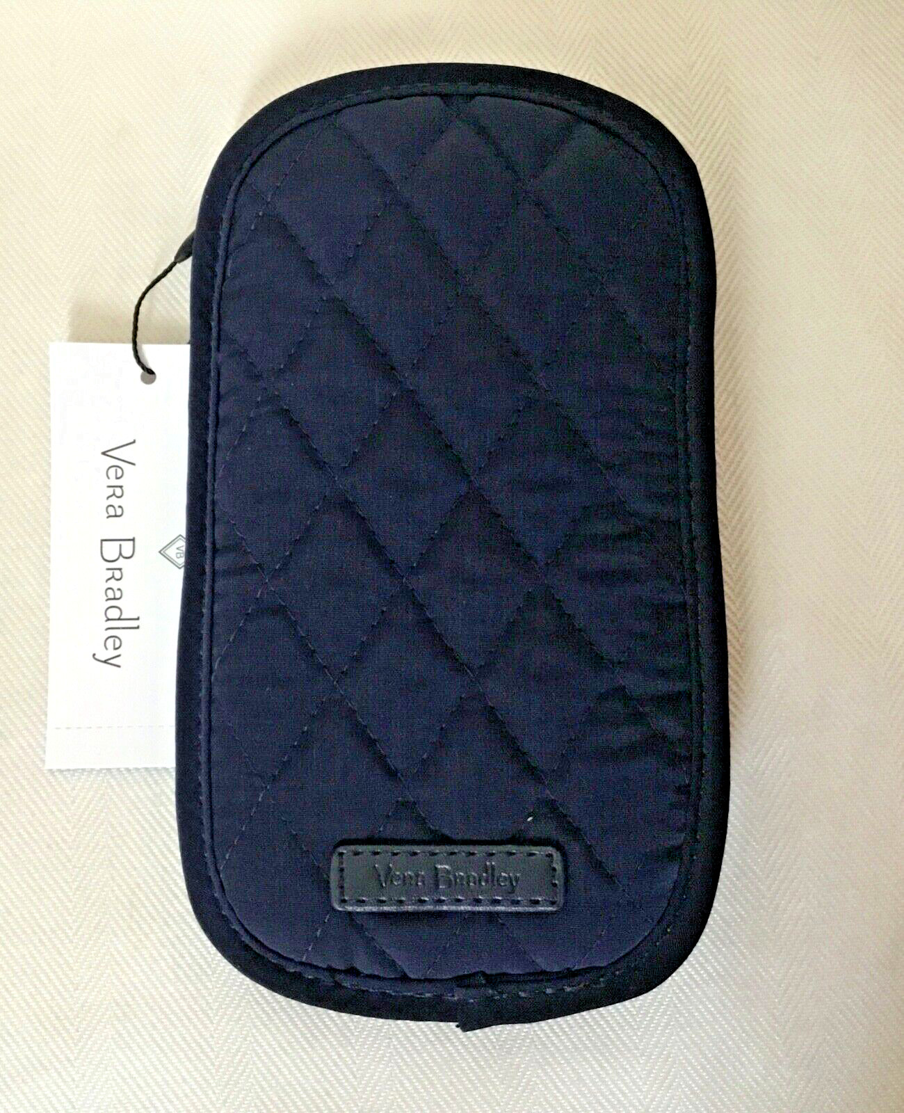 Vera Bradley ~"Classic Navy" ~ Soft ~ Double ~ Eyeglasses Case ~ NWT