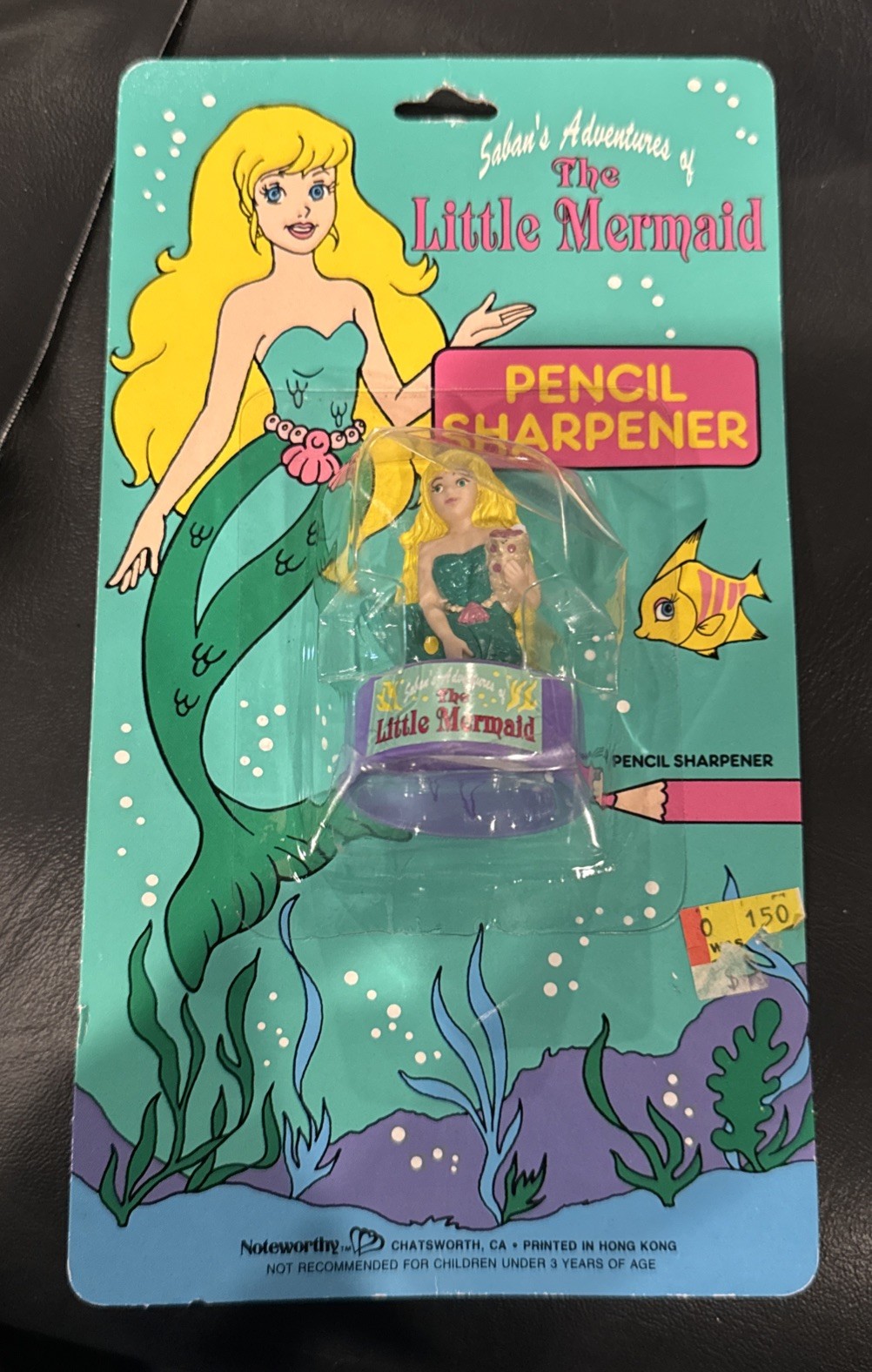 Vintage Sabans Adventure Of The Little Mermaid Pencil Sharpener