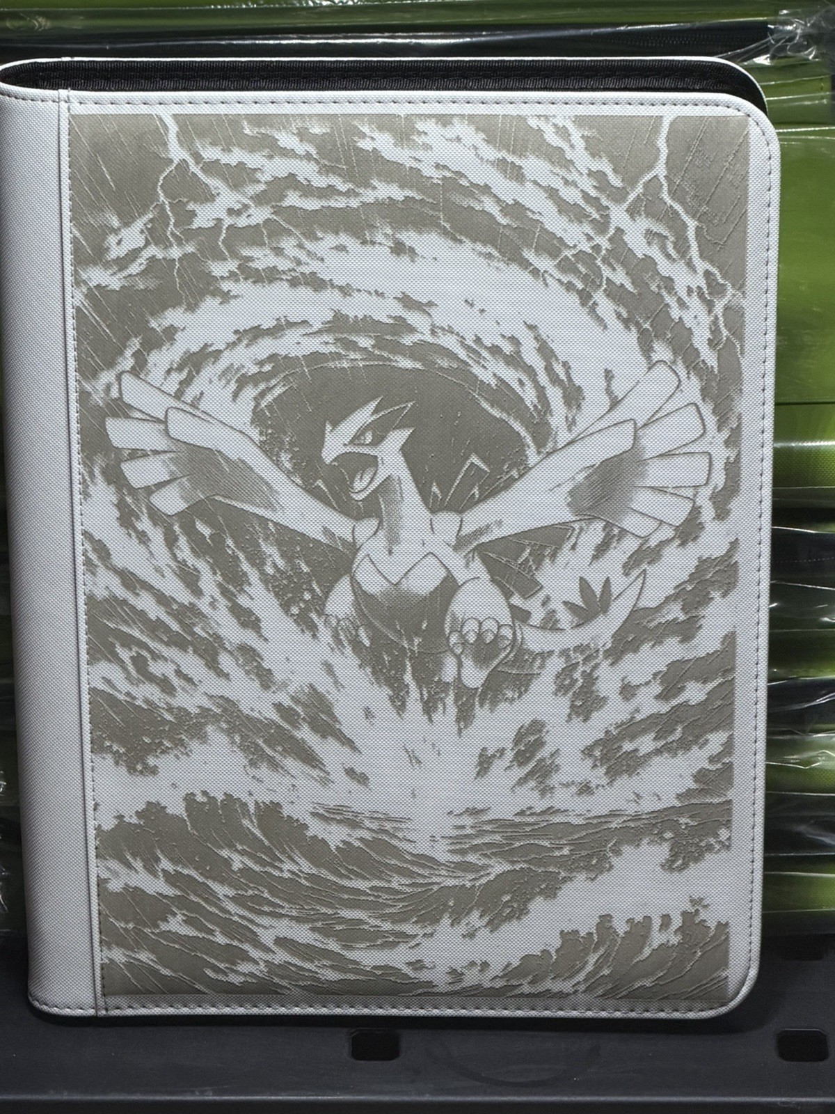 Pokémon Lugia Laser Engraved 360 SLOT Side Load Ringless Binder
