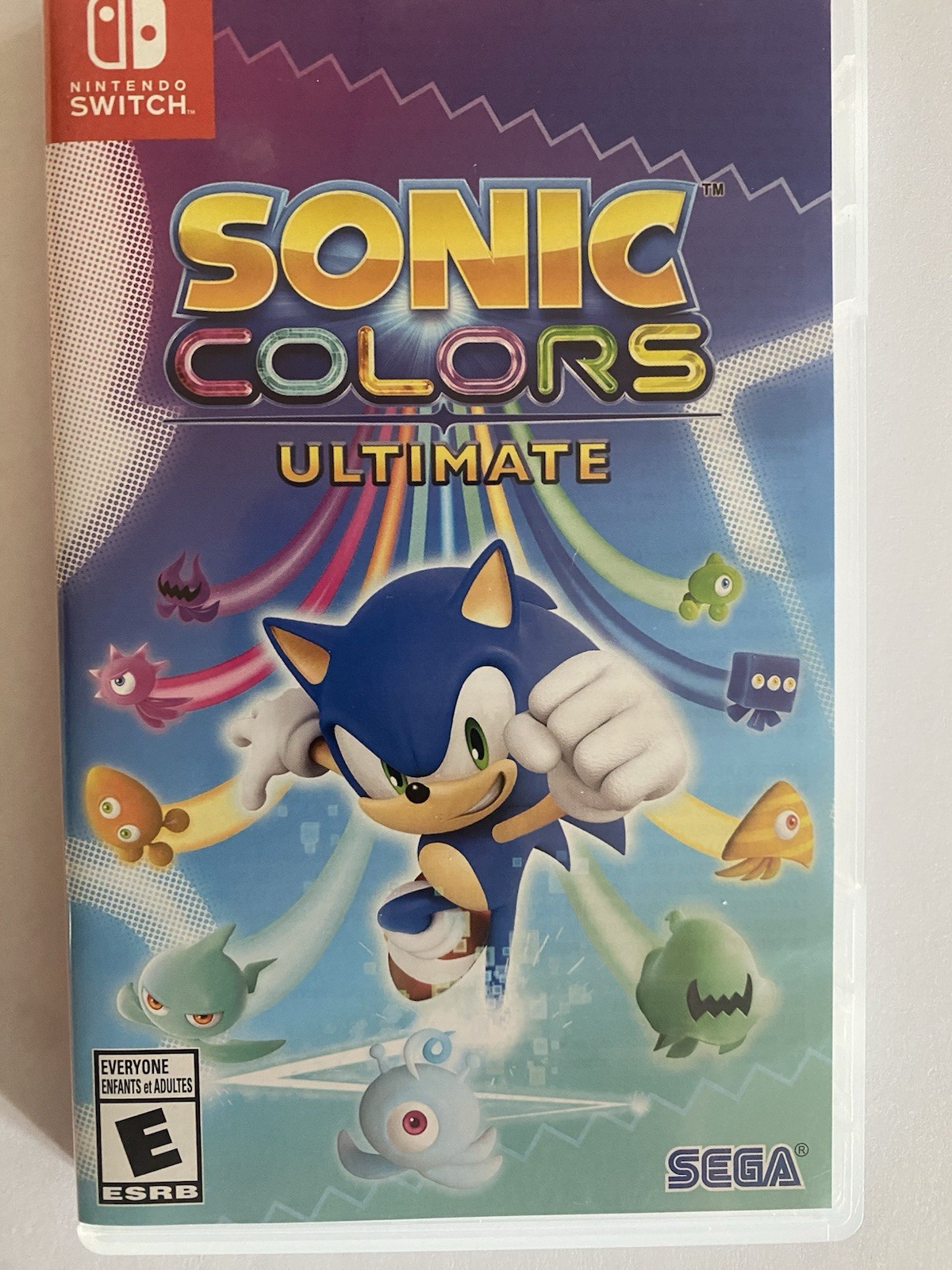 Sonic Colors Ultimate Nintendo Switch Original EMPTY GAME CASE ONLY