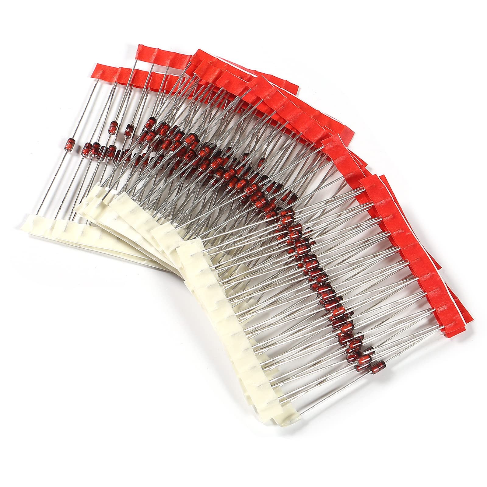 AEDIKO 14 Value 140pcs 1W Zener Diodes Assortment Kit 3.3V 3.9V 4.7V 5.1V...