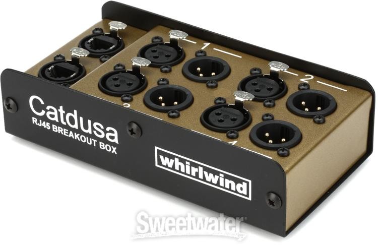Whirlwind Catdusa Cat5 Connectable 4-channel Analog Snake Box