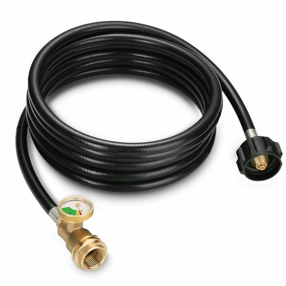 1Set 12FT Extension Propane Hose Replacement Liquid Natural Gas Hose Extender