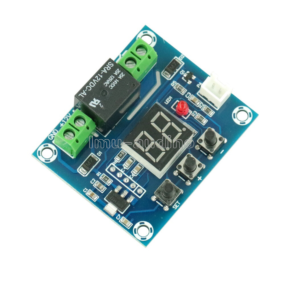 Digital DC12V LED Soil Moisture Sensor Humidity Watering Relay Controller Module
