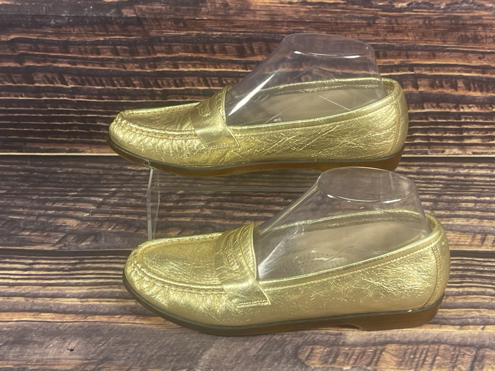 SAS Women's Comfort Loafers Tripad Size 7 Gold