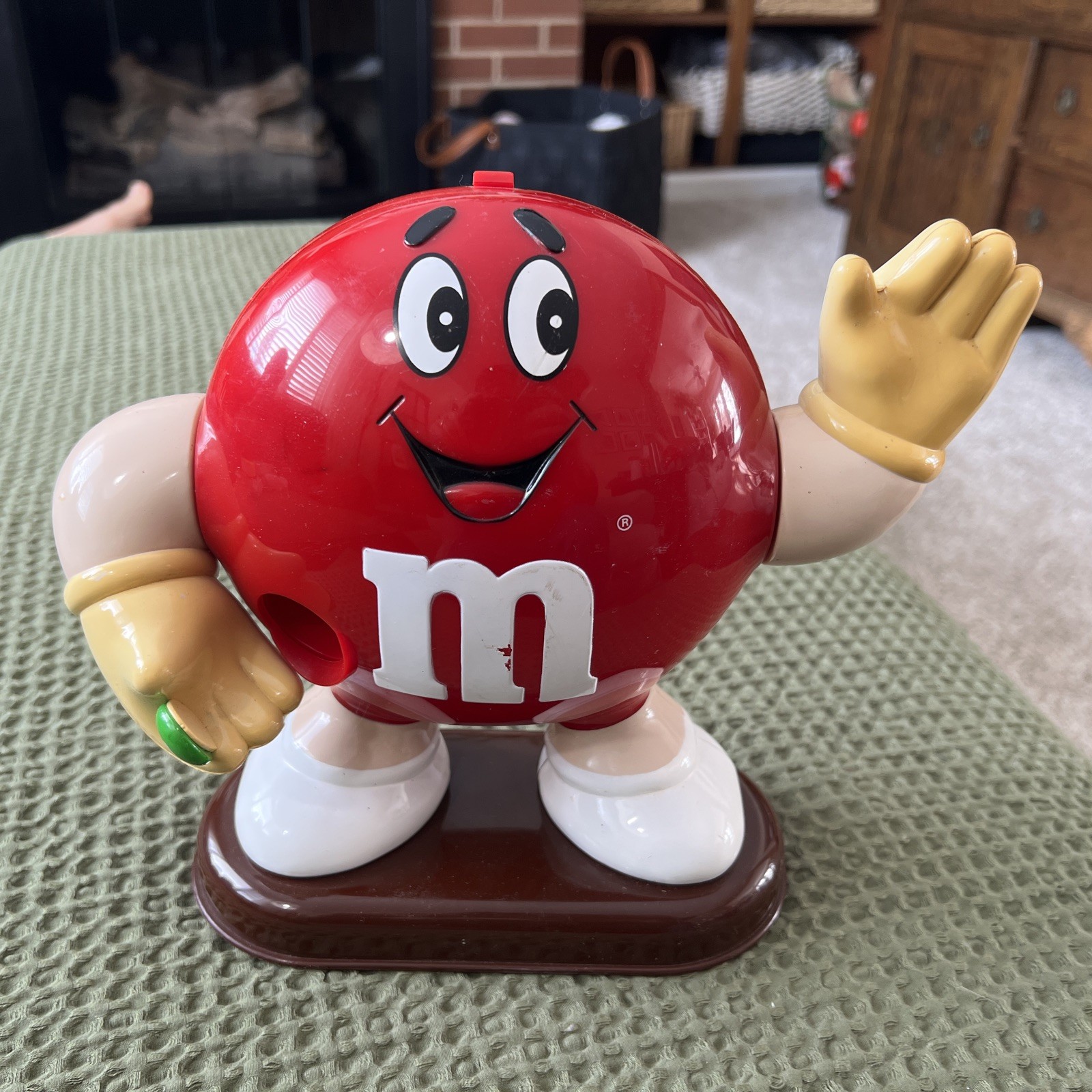 Vintage 90s M&Ms Red Character Candy Dispenser Collectible