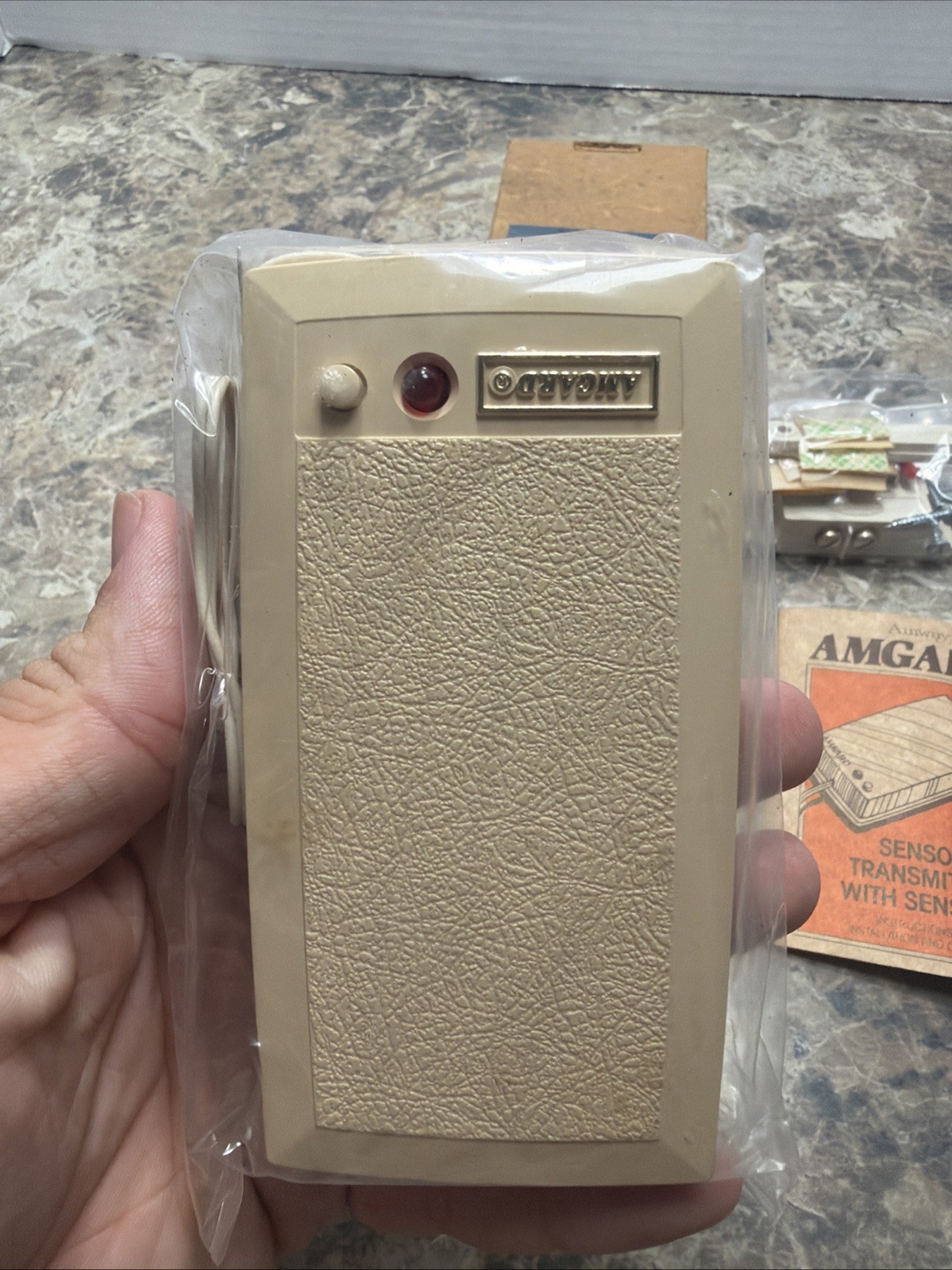 Vintage Amway Amgard Sensor Transmitter With Sensor