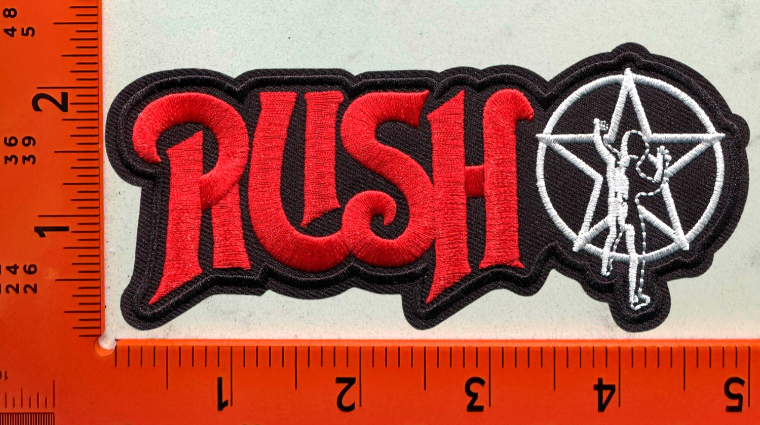 Rush Starman Patch Embroidered Iron On Sew On Rock Band Logo
