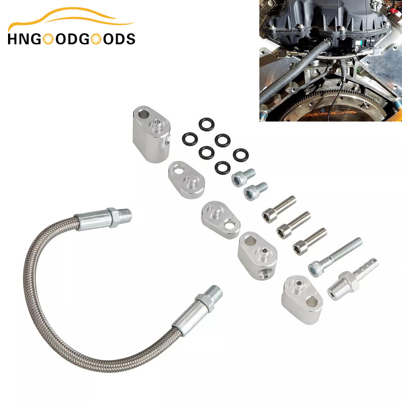 Throttle Body Bypass Hose kit for GM LS Coolant / Steam Port Crossover Hose Kit