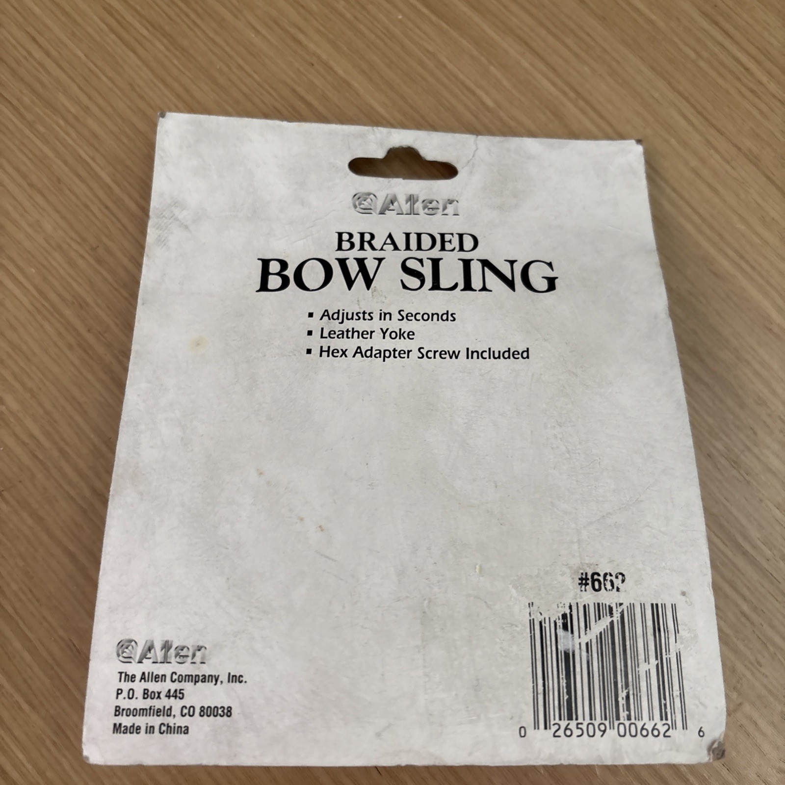 Allen Adjustable Braided Bow Sling NIP Bow Hunting