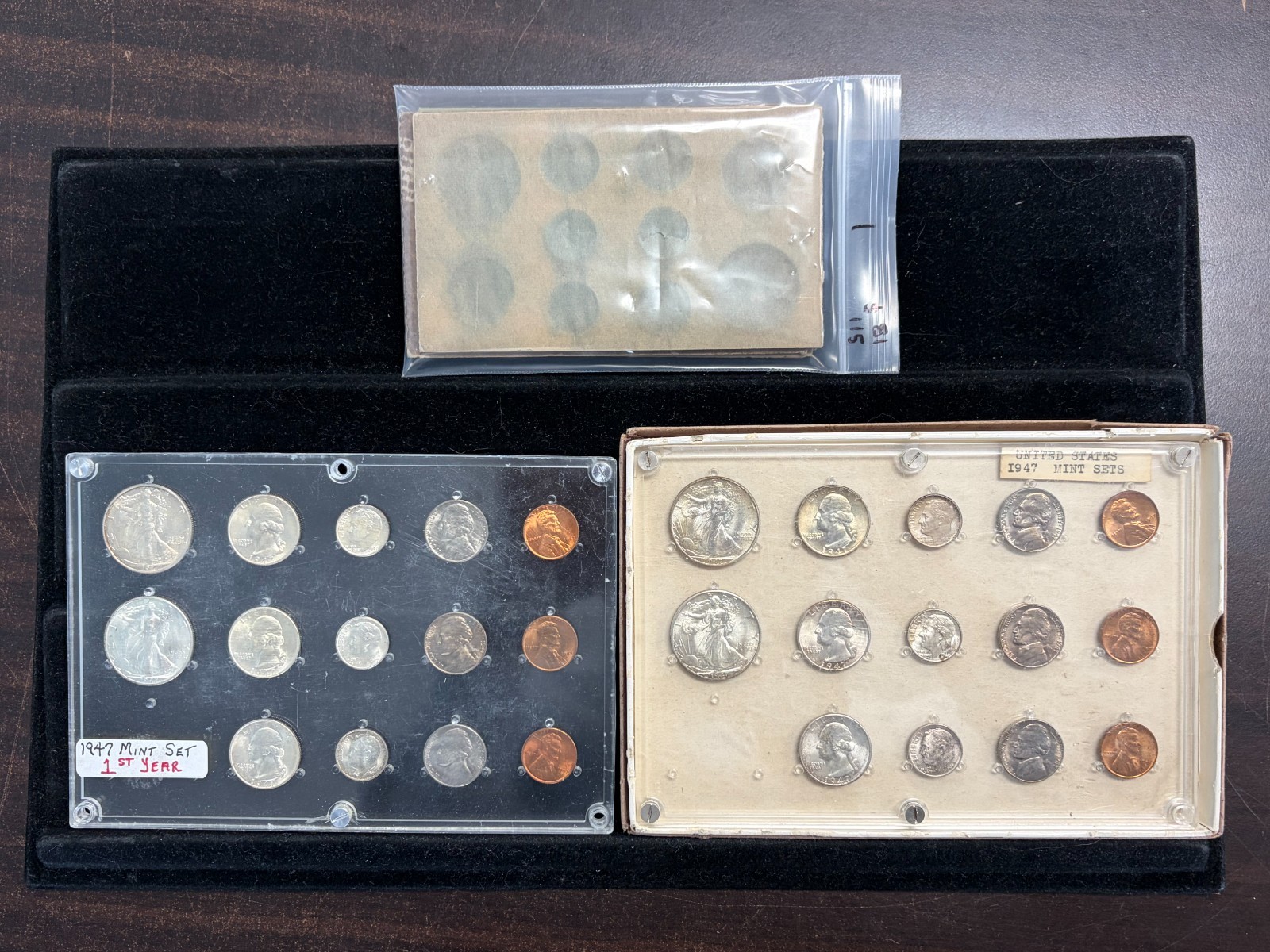 1947 Mint Set US Coins With Original US Mint Holders 6WJM