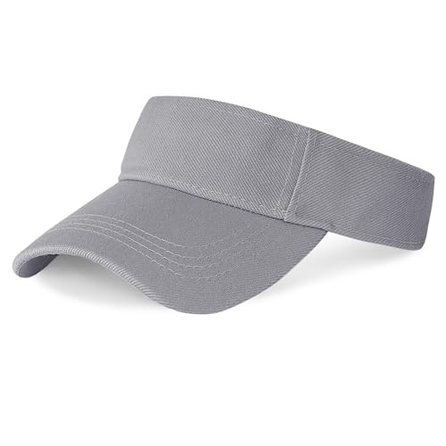Marrywindix 1 Piece of Sport Wear Athletic Visor Sun Sports Visor One Size Grey